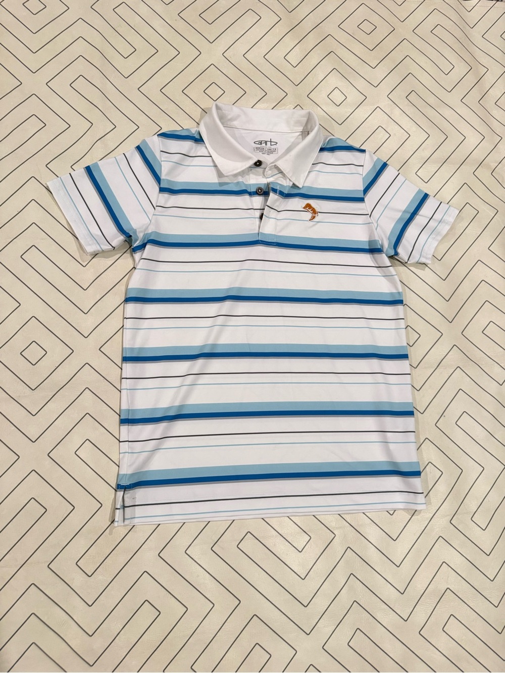 Garb Striped Boot Ranch Polo
